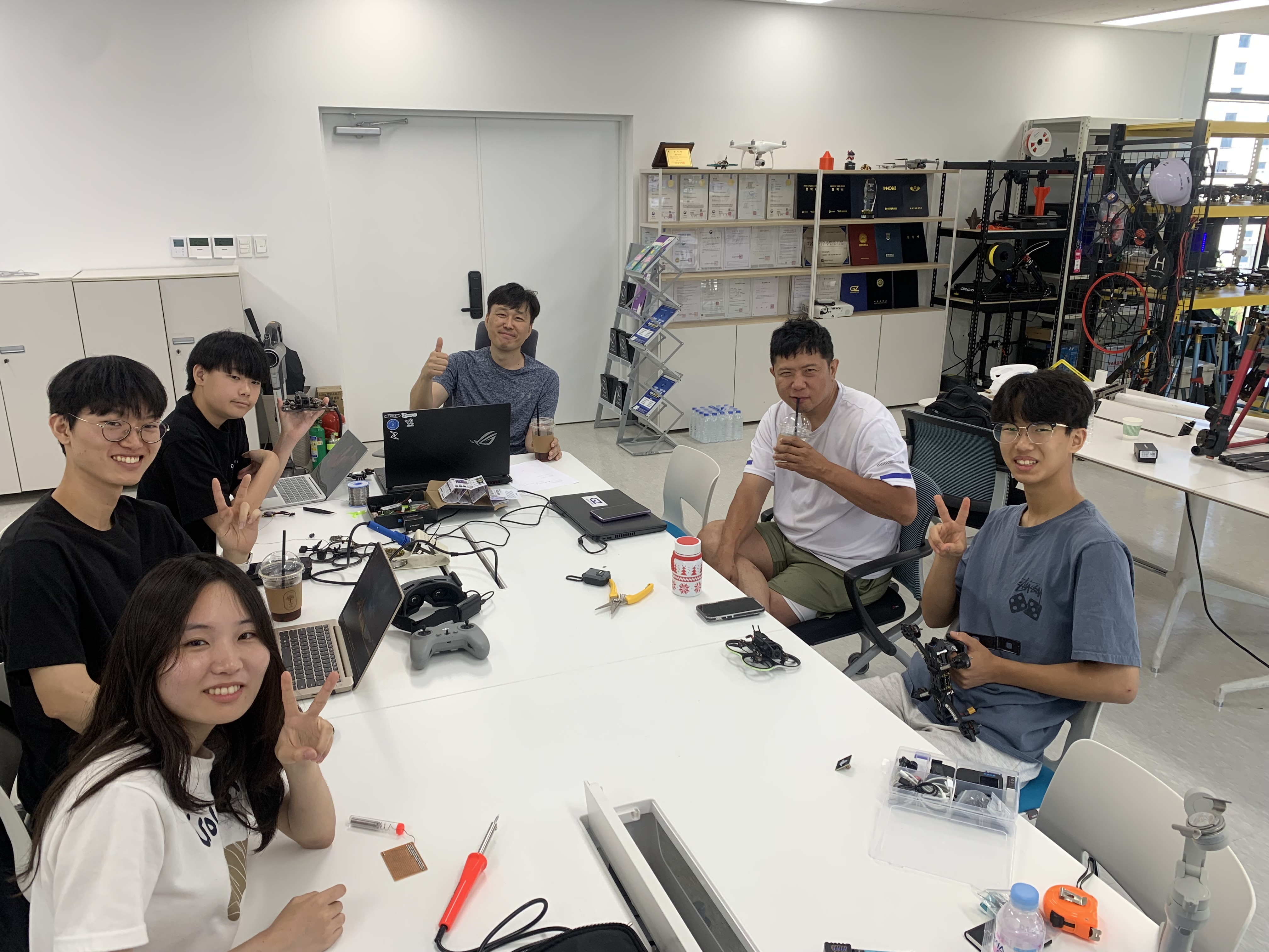 군집텍 드론  트레이니 1기 프로젝트 회의